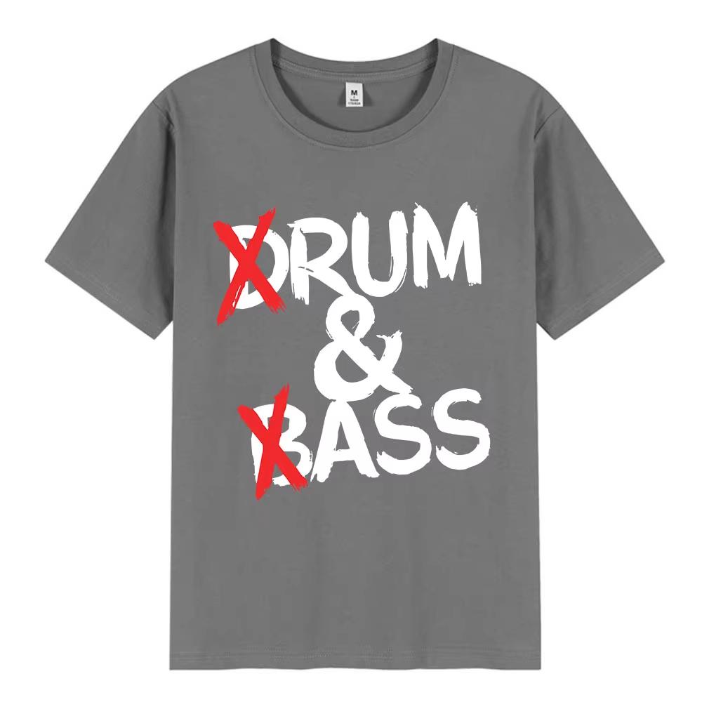 Горячая Распродажа Смешная Футболка с Графическим Принтом Drum and Bass Любители Рома и Асса Шутки Короткий Рукав Хлопок Мягкая Мужская Женская Уличная Одежда Харадзюку Мода Летняя Новая Футболка