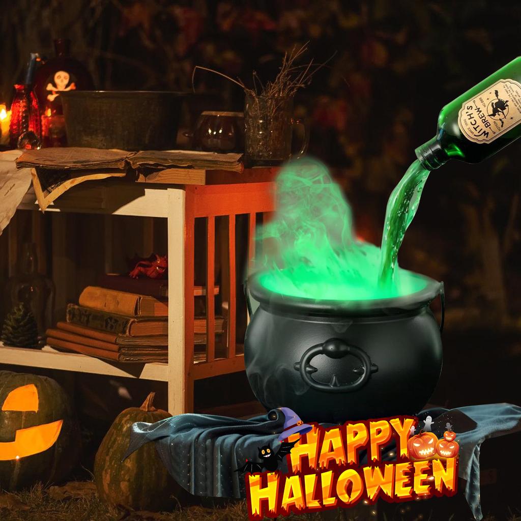 Halloween Decorations Indoor Magic Floating Potion Bottles and Diffuser Plastic Witches Bowl Hocus Pocus Party Decors