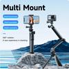 3 Ways Selfie Stick with Tripod Hand Grip Pole for Insta360 Ace Pro GoPro Hero 12 DJI Action 4 3 Action Camera iPhone 15 Pro Max