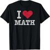 Vintage I Love Math T-Shirt  Gift T-Shirt
