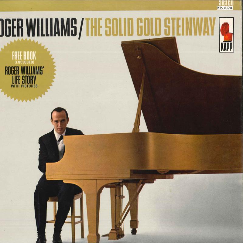 Виниловая пластинка ROGER WILLIAMS - Solid Gold Steinway KP7070 KAPP Япония Джаз Б/У