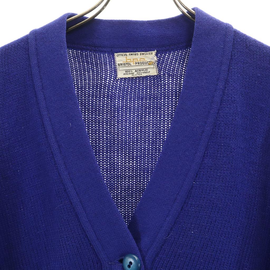 bpc BRISTOL PRODUCT COMPANY 70s vintage Long sleeve V neck knit cardigan Women Used