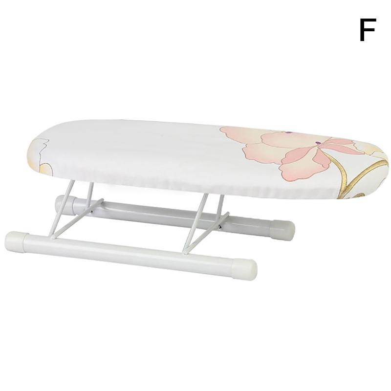 Folding Mini Ironing Board With Folding Legs Portable Household Clothes Ironing Rack Home Supplies Heat Resistant Ironing Cover