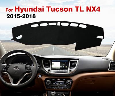 Для Hyundai Tucson TL NX4 2015 2016 2017 2018 Коврик на приборную панель Защита от солнца Анти-УФ Коврики Автоаксессуары Накладка на приборную панель автомобиля