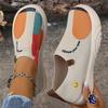 Women'S Slip-On Sneakers New Thick-soled Painted Casual Shoes, and Women's Flat Shoes