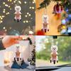 Acrylic 2d Car Accessory Cartoon Dog Rearview Mirror Vehicle Pendant Decoration