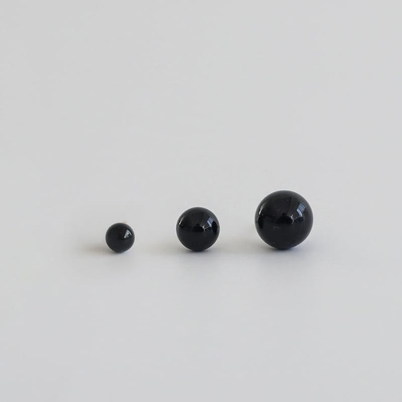 modernlike 14k gold onyx black earrings