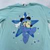 Винтажная рубашка Mickey Unlimited Мужская Средняя Синяя Пижамная Звезда Дисней Одежда для сна 90-е