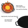 1pc Korean BBQ Grill Pan Medical Stone Coating Non-stick Marble Camping Round Griddle with Handle for Baking,Grill,BBQ