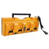 DCB104 Быстрое зарядное устройство для DeWalt 12 В-18 В Четырехпортовый литиевый аккумулятор Одновременно DCB204 DCB205 DCB127 DCB105