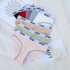 Sports Girl Underwear Pure Cotton Crotch Knickers Breathable Large Size Mid Waist Triangle Pure for Women Panties