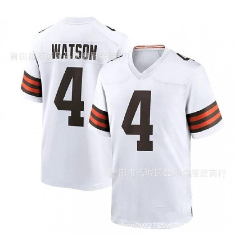 Cleveland Browns NFL Football Jersey 4 Deshaun Watson Fan Apparel Cotton Sportswear Unisex Adult
