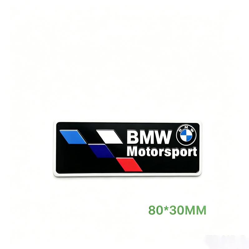 Metal Sticker Body Trunk Decal Emblem Badge Racing Style Exterior Modified Parts For BMW X1 X2 X3 X5 X4 X6 X7 iX3 F20 F10 F07 E7 WM0