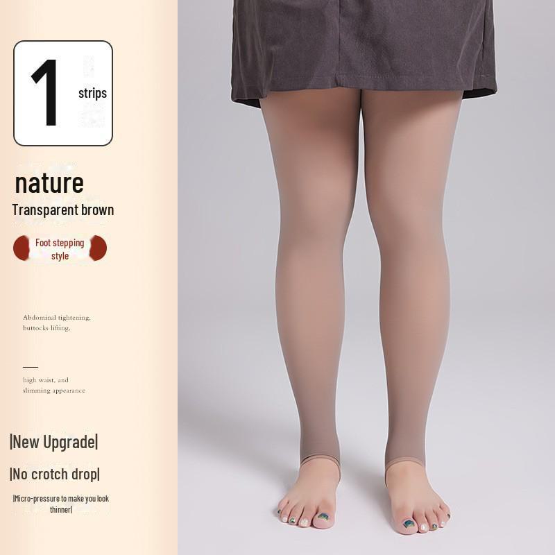 "Женские леггинсы больших размеров осень/зима, 200 фунтов, нескользящие, вид голых ног, очень толстые, колготки больших размеров"