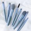 Mini 8 Makeup Brush Set Ins Eye Shadow Brush Foundation Blush Brush Novice Soft Hair Portable Makeup Brush