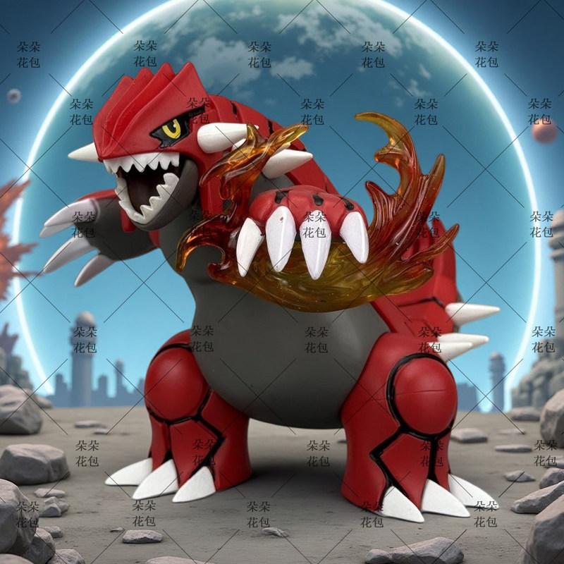 Bkm Groudon Action Figure Anime Collectible Model Desktop Decor Pc Case Decoration For Anime Lovers Collection Display