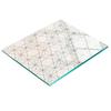 Tempered Glass Kitchen Board with Graphic Geometric Figures 60x52 Cm