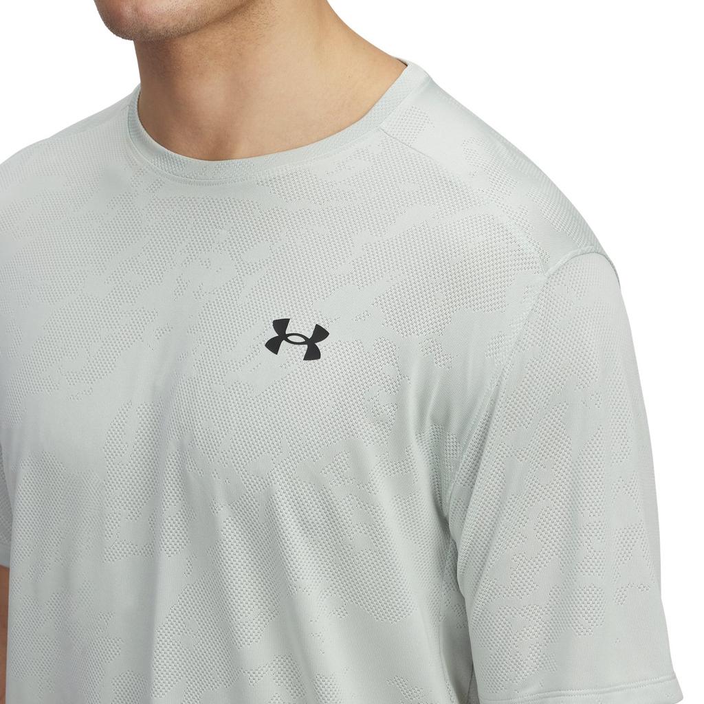 Under Armour Tech Vent Classic Удобная Мягкая Универсальная Однотонная Футболка с Коротким Рукавом Мужские Топы Светло-Зеленый 1390047-377