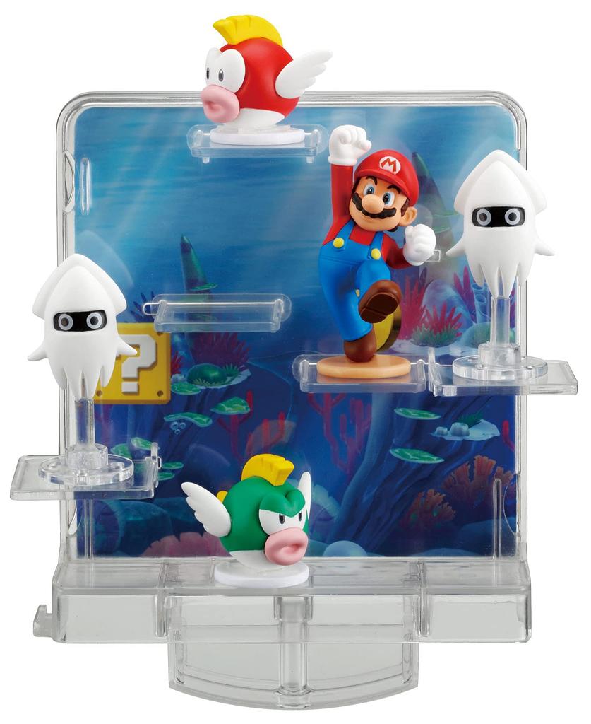 Epoch Super Mario Balance World Game + Underwater Stage Toy Game for Ages 4 and Up Number of Players: 1 To 4 EPOCH
