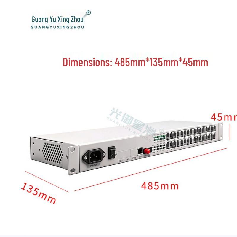 GY-32P1FE 32-канальный оптоволоконный приемопередатчик PCM голоса и Ethernet