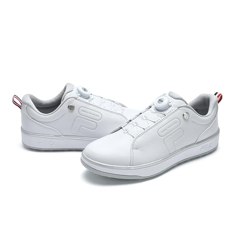 Fila Мужские низкие кроссовки для гольфа FILA GF 1911 Trainer, амортизирующие, износостойкие, белые A12M431703FWT
