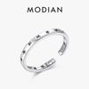 925 Sterling Silver Vintage Hollow Stars Opening Finger Rings Classic Retro Adjustable Ring For Women Fine Jewelry Gifts