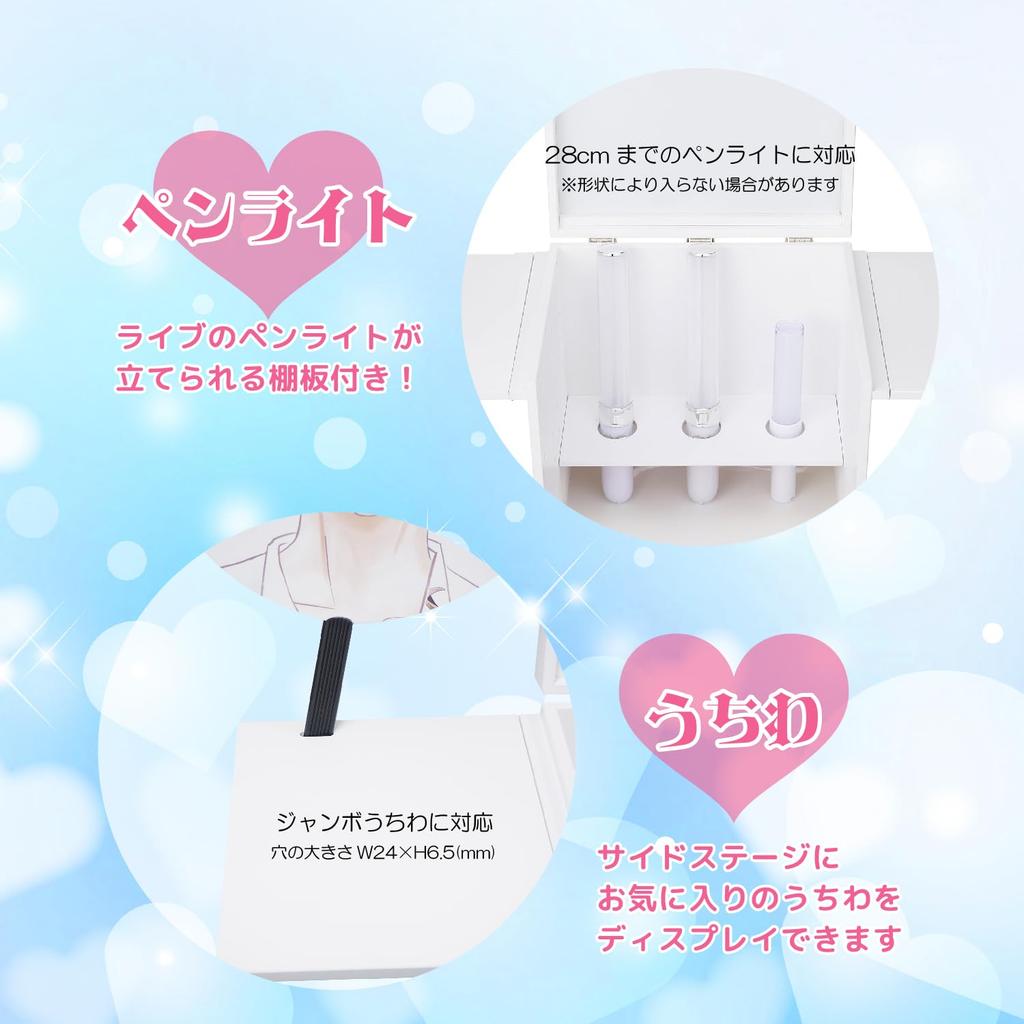 Хранилище товаров Киёхара Не требуется сборка портативное хранилище дисплей коллекция может коллекционная карточка фигурка в [Oshikatsu Box] требуется, кейс, ящик, кейс, полка,