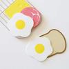 Милая силиконовая подставка под омлет, тост, водонепроницаемый коврик для напитков, теплоизоляция, противоскользящие коврики для кружек, протектор стола, кухонные принадлежности
