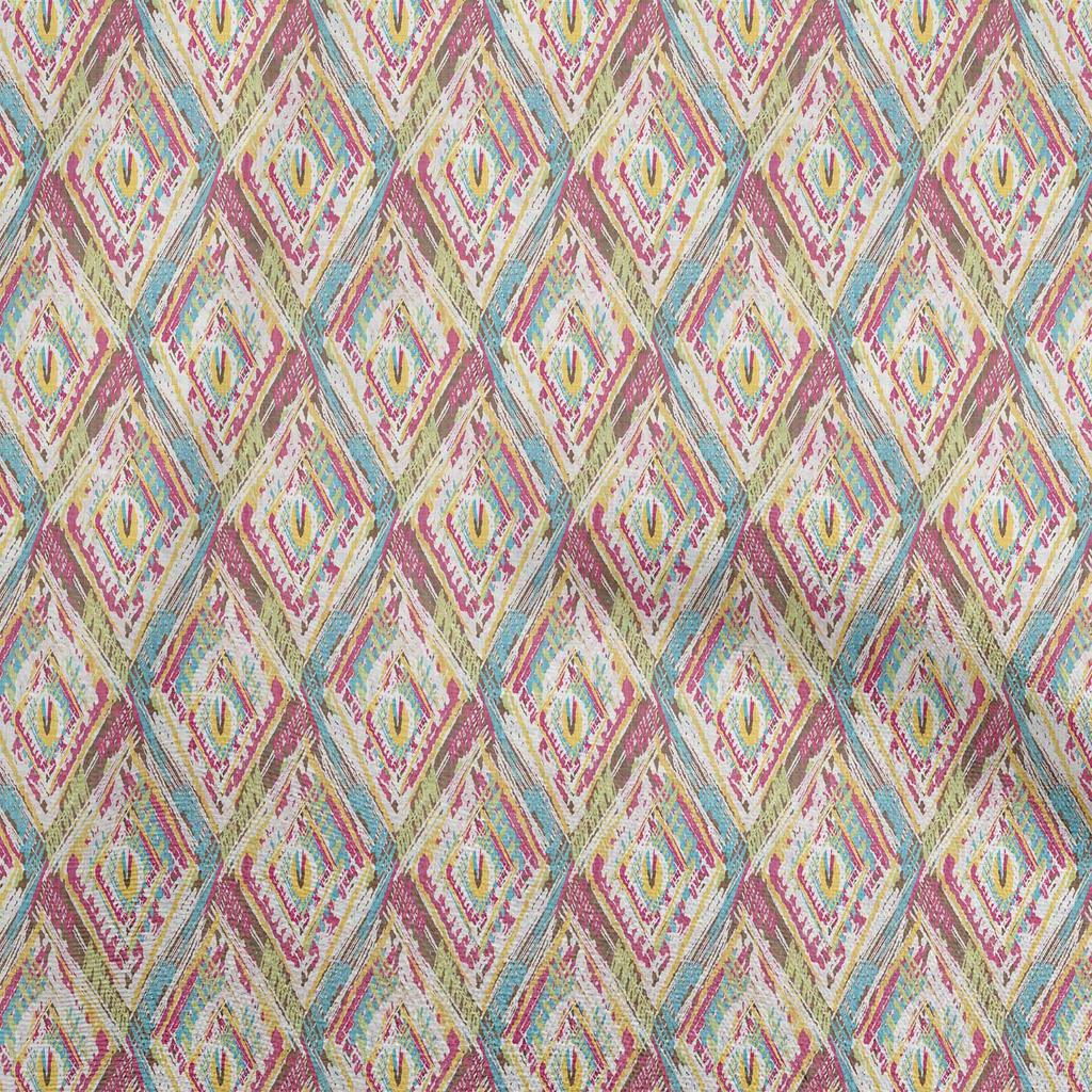 oneOone Cotton Flex Dark Peach Fabric Abstract Diy Clothing Quilting Fabric Print Fabric By Yard 40 Inch