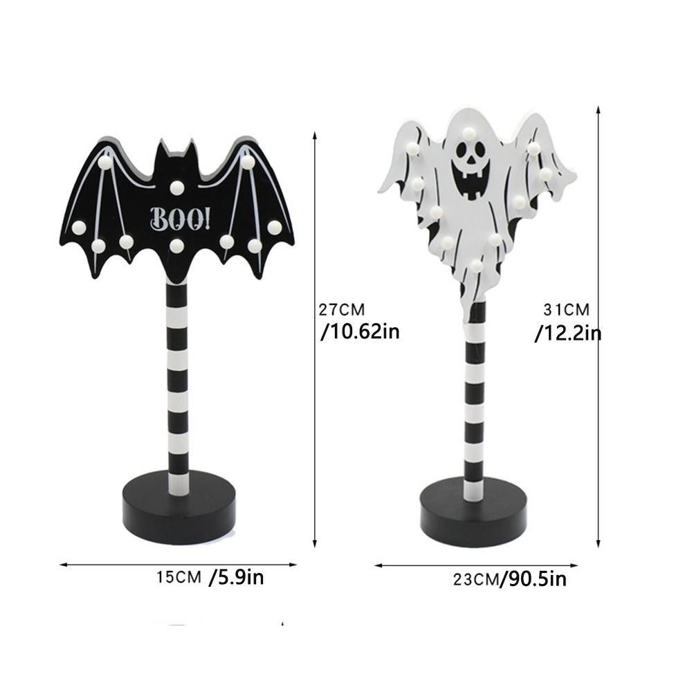 Atmosphere Lamp Ghost Festival Modeling Lamp LED Pumpkin Ornament Lantern Party Desk Ornament