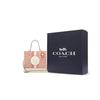 COACH Dempsey Canvas Leather Tote Bag , Shopping Bag , Crossbody Bag , Handbag Medium Women's Cherry Blossom Pink (Unisex) Handbags