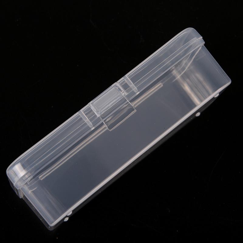 1 шт. прозрачный пластиковый прозрачный с крышкой ящик для хранения коллекция контейнер чехол
