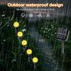 10/20/30 Led Solar Bubble Ball Lawn Light Outdoor Waterproof Holiday Decoration Atmosphere Light String Ground Plug Light