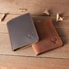 Handcrafted Full Grain Leather Wallet with Coin Pocket for Men Pure Leather Billfold Cowhide Best Men's Wallet