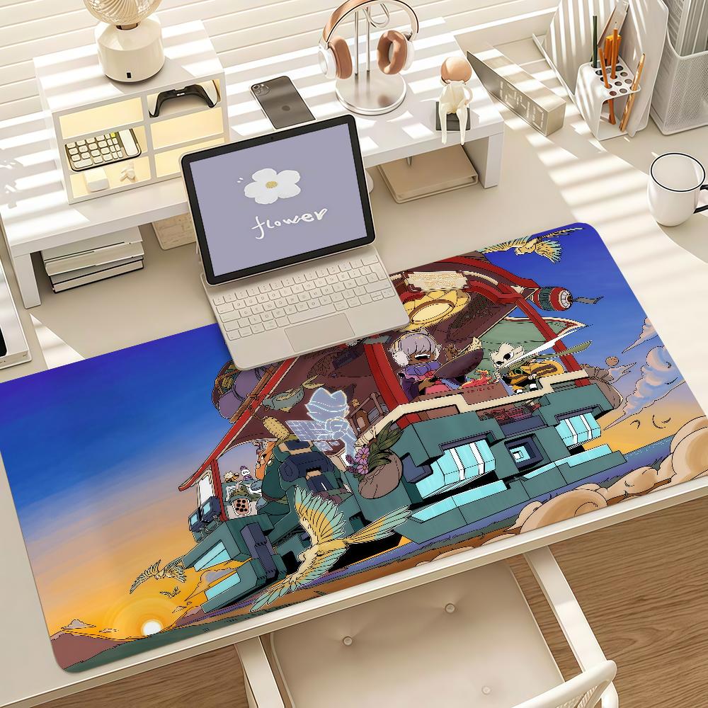 Game N-Nine S-Sols Mouse Pad Anti Slip Rubber Edge Locked Thickened Laptop Gaming Desk Mat