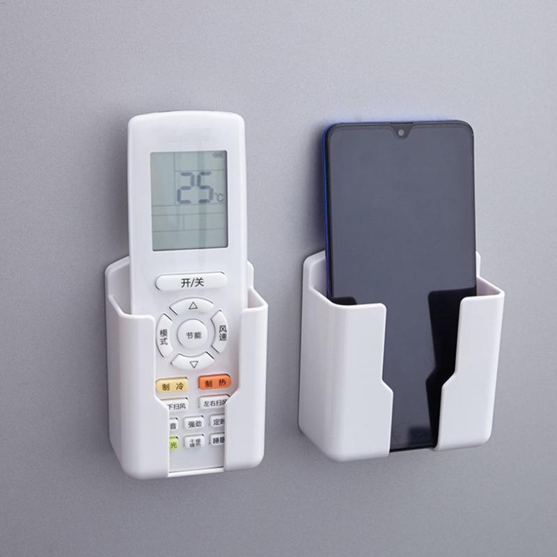 Universal Air Conditioner Remote Holder White Wall Mounted Box Storage Holder