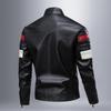 Men's PU Leather Motorcycle Racing Jacket for Spring & Autumn