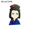 2023 New Fashion Acrylic Temperament Kimono Girl Brooch Female Exaggerated Cartoon Cute Badge Lapel Brooch Jewelry