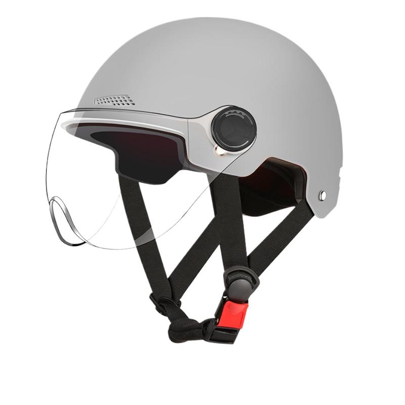 Шлем Электромобиль Женский и Мужской Мотоциклетный Аккумуляторный Автомобиль Полушлем Летняя Защита от Солнца Полный Шлем Оптом Езда Дышащий и Легкий