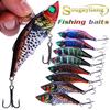 Fishing Baits 8pcs 10cm Artificial Fishing Baits Swimbaits Topwater Lures Minnow Trout Perch Fishing