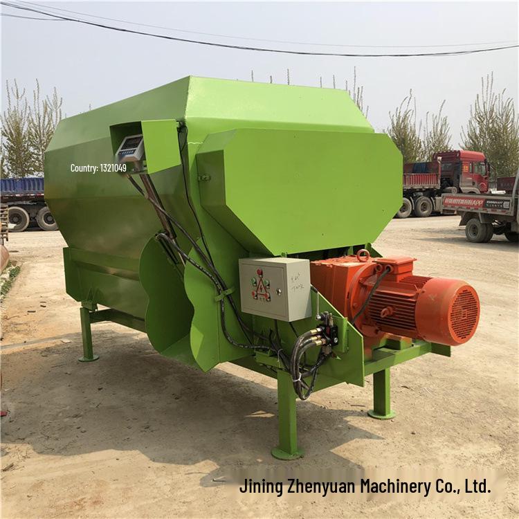 5 Cubic Horizontal TMR Mixer: Full-Ration Feed Prep Machine for Cattle and Sheep Farms