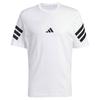Adidas Future Icons 3 Stripes T-shirt 100% Cotton White