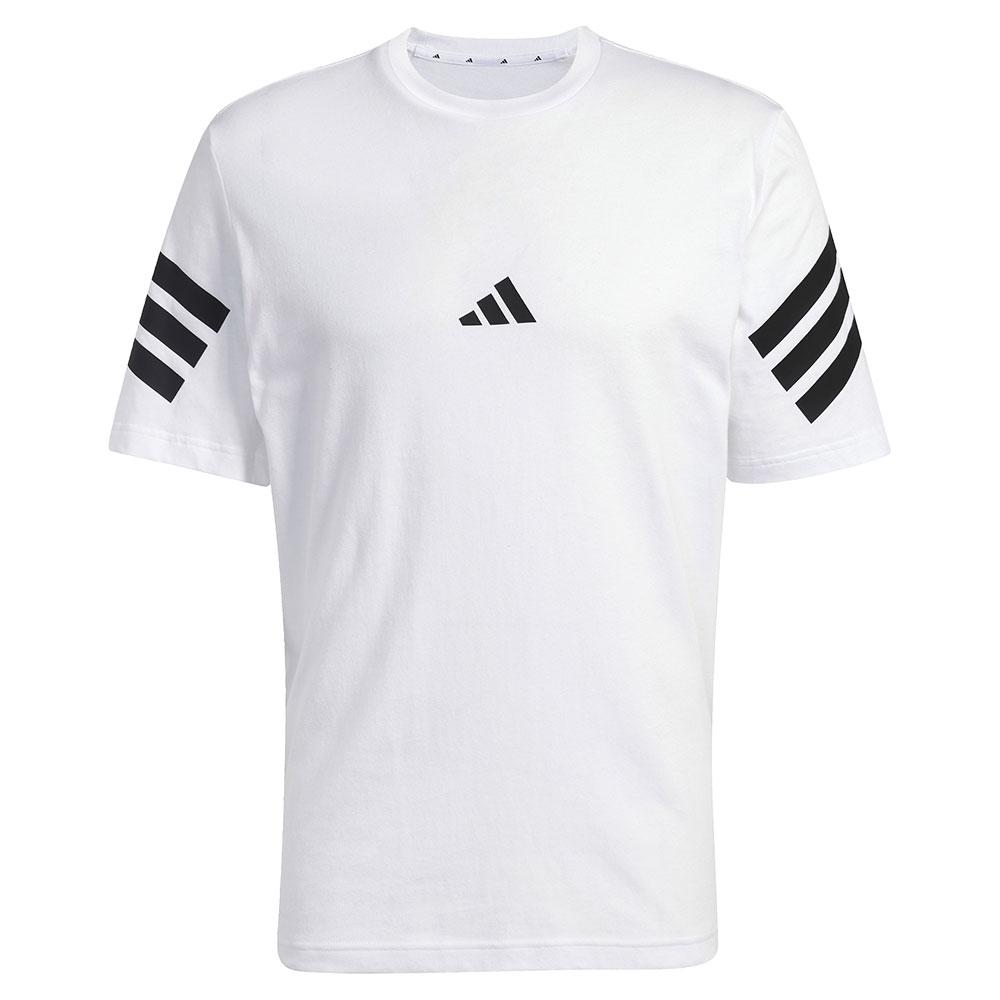 Adidas Future Icons 3 Stripes T-shirt 100% Cotton White