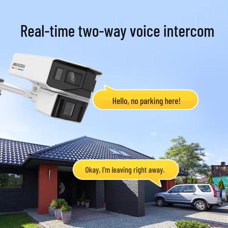 Hikvision 6MP Full-Color Outdoor PTZ Dual-Lens Security Camera CN plug (adapter included)