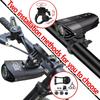 Велосипедный светильник подъемный непромокаемый USB MTB передняя фара ультра фонарик велосипедное освещение фонарик светодиодные аксессуары для велосипеда