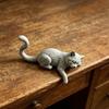 Фигурка ленивого спящего кота 3D-печать Мягкая Милая Настольное украшение Моделирование Настольное украшение для крепления на монитор