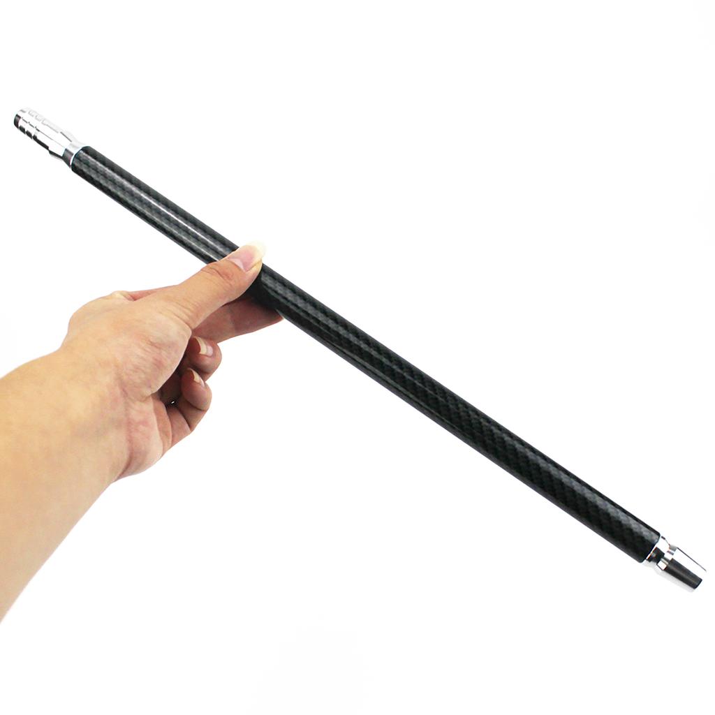 40cm Carbon Fiber Hookah Mouthpieces Stainless Steel Shisha Hose Handle Nargile Chicha Cachimbas Hookah Accessories