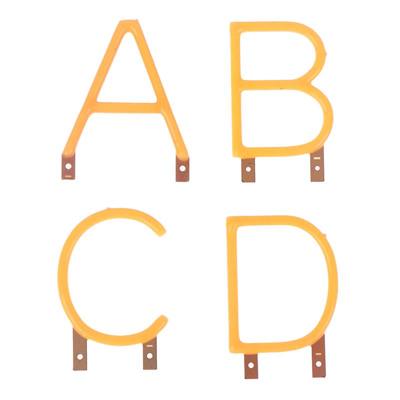 Английская буква нить накаливания COB светодиодная нить накаливания DC3V свеча Эдисона желтые диоды свет для вечеринки декоративные аксессуары DIY