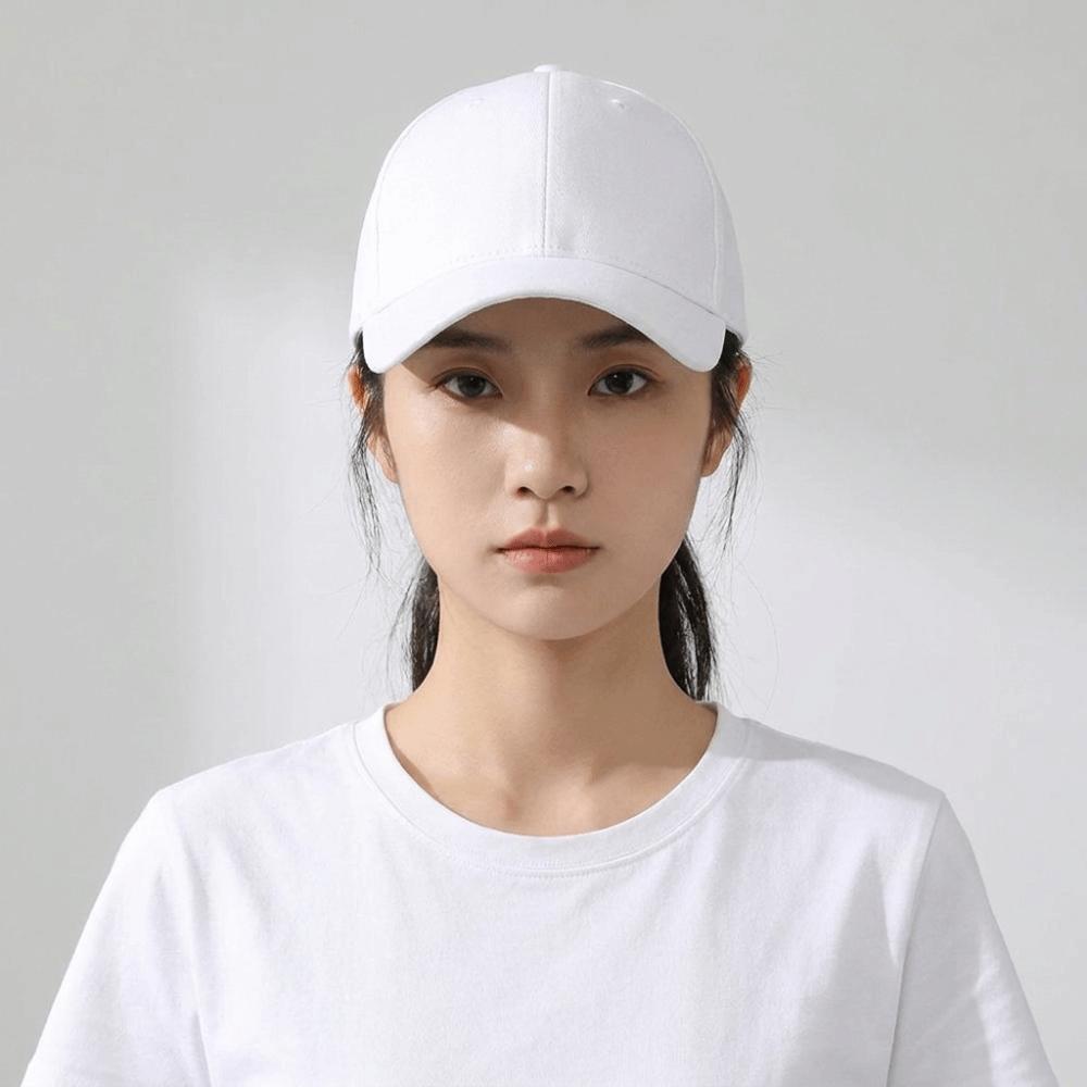 Hip Hop Empty Top Hat Solid Color Sun Protection Peaked Hat Vintage Washed Baseball Cap Outdoor