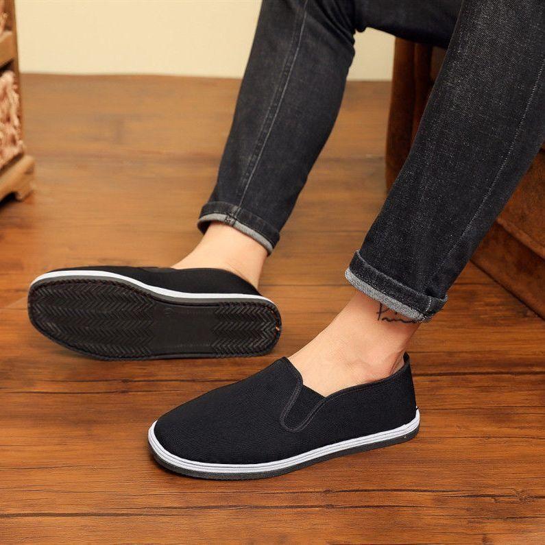 Men's Casual Shoes Tide Spring and Summer New Men's Sports Shoes Breathable Cloth Shoes Sneakers Outside the Stall